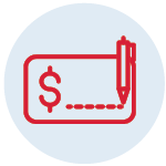 cashiers check icon