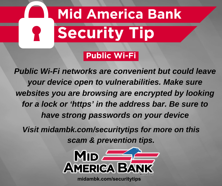 Security Tip - public wi-fi